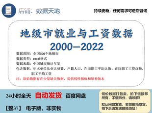 地级市从业人员数、职工数、职工平均工资数据，其中2022工资缺失
