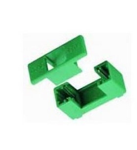 绿色进口保险座 配盖 5*20保险管座 进口座 环保座 绿色座 H3/PTF