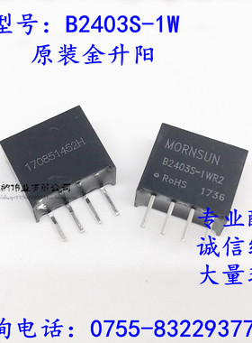 隔离电源模块B2403S-1W金升阳 原装现货 量大从优