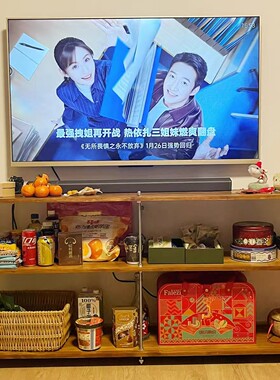 小红书同款实木螺杆置物架收纳架