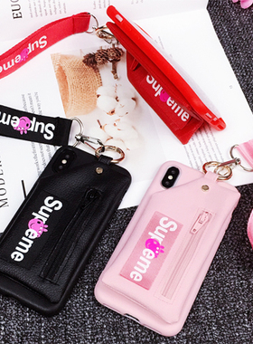 卡通创意零钱包适用OPPOReno13/12手机壳R17/R15带挂绳子A97/A57/A58X/A36防摔硅胶软壳A2MA3XA5pro保护套K9s