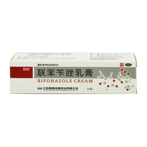 靓能 联苯苄唑乳膏 15g 手癣 足癣 体癣 股癣 花斑癣