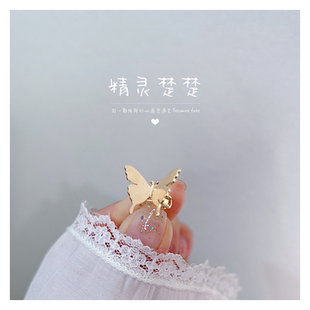 迷你「精灵楚楚」编发造型金属发卡刘海碎发高颅顶显发量豆豆夹子