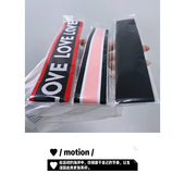 同学「坚持不懈」校园运动会发带演出走秀嘻哈街舞健身吸汗窄发带