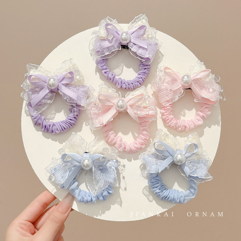 儿童网纱蝴蝶结发圈小女孩可爱不伤发公主头绳女童高弹力耐用发绳,饰品/流行首饰/时尚饰品新,发饰,淘宝优惠券,粉丝福利购,淘宝优惠卷