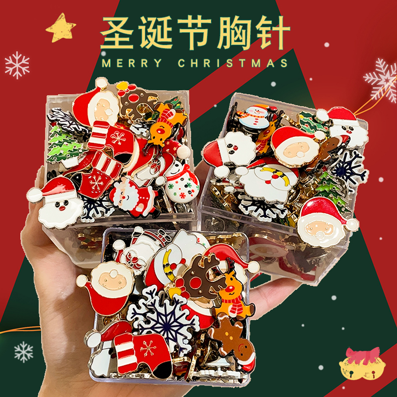 可爱圣诞节胸针高档胸花女创意