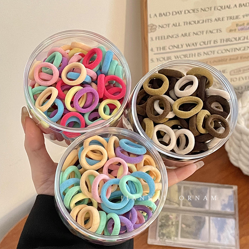 彩色橡皮筋发绳儿童扎头发发圈