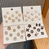 防走光扣胸针女款 神器暗扣别针固定衣服领口珍珠扣针配饰 胸口衬衫