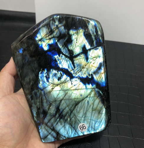 一物一图天然水晶原石矿石天然月光石蓝月光石蓝月光拉长石摆件 - 封面