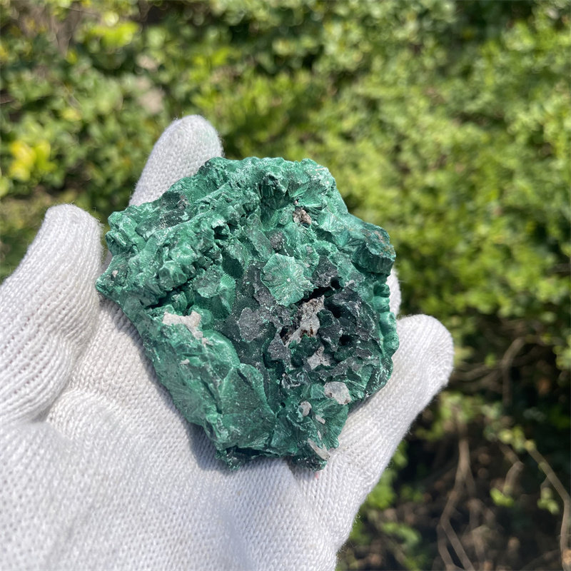 220克天然孔雀石原石标本石小号矿石矿物晶体标本奇石