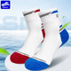 速迈秋冬新款 毛巾底专业训练运动袜吸汗透气 运动袜中筒袜男女款