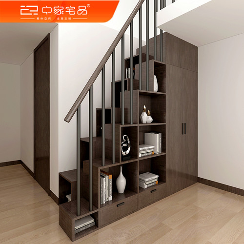 梯柜极窄占地楼梯现场定制定做