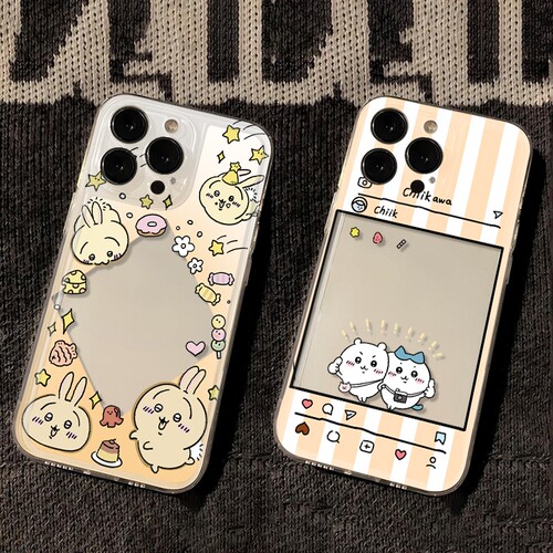 吉伊卡哇可放照片手机壳适用苹果11Pro手机壳iPhone12/13/14/15/16promax透明6s/7/8plus直边xmax软xr情侣款x