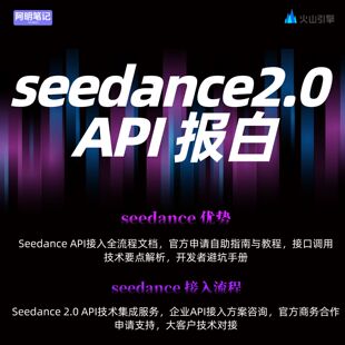 Seedance 2.0 API官方报白申请  附接口调试示例与常见问题解答