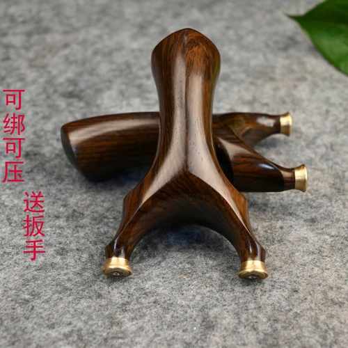 高精准度黑檀木超硬大威力弹弓