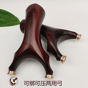 高密紫檀快压大天罡弹弓实木质原木头制超硬高密度大威力扁皮高油