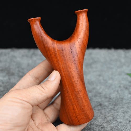 手感红花梨成人高精度户外弹弓