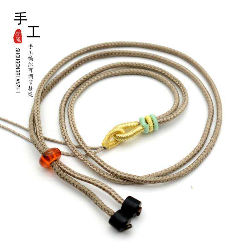 单双色段2mmdiy手工编织项链绳图片