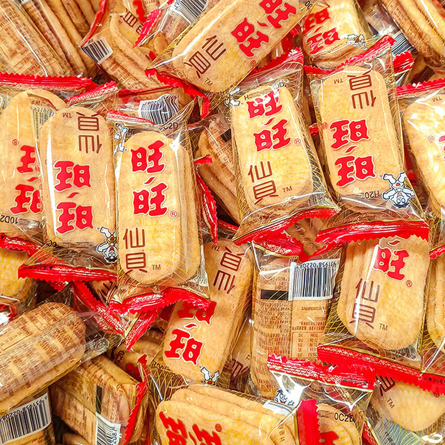 旺旺仙贝饼干三片装超级好吃零食