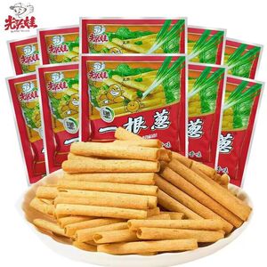 光头娃一根葱蔬菜卷非油炸膨化8090后儿时怀旧休闲零食食品大全
