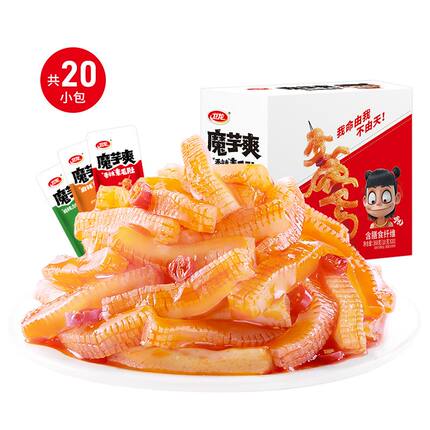 卫龙魔芋爽麻酱味素毛肚夜宵充饥超级好吃零食网红爆款2025新款
