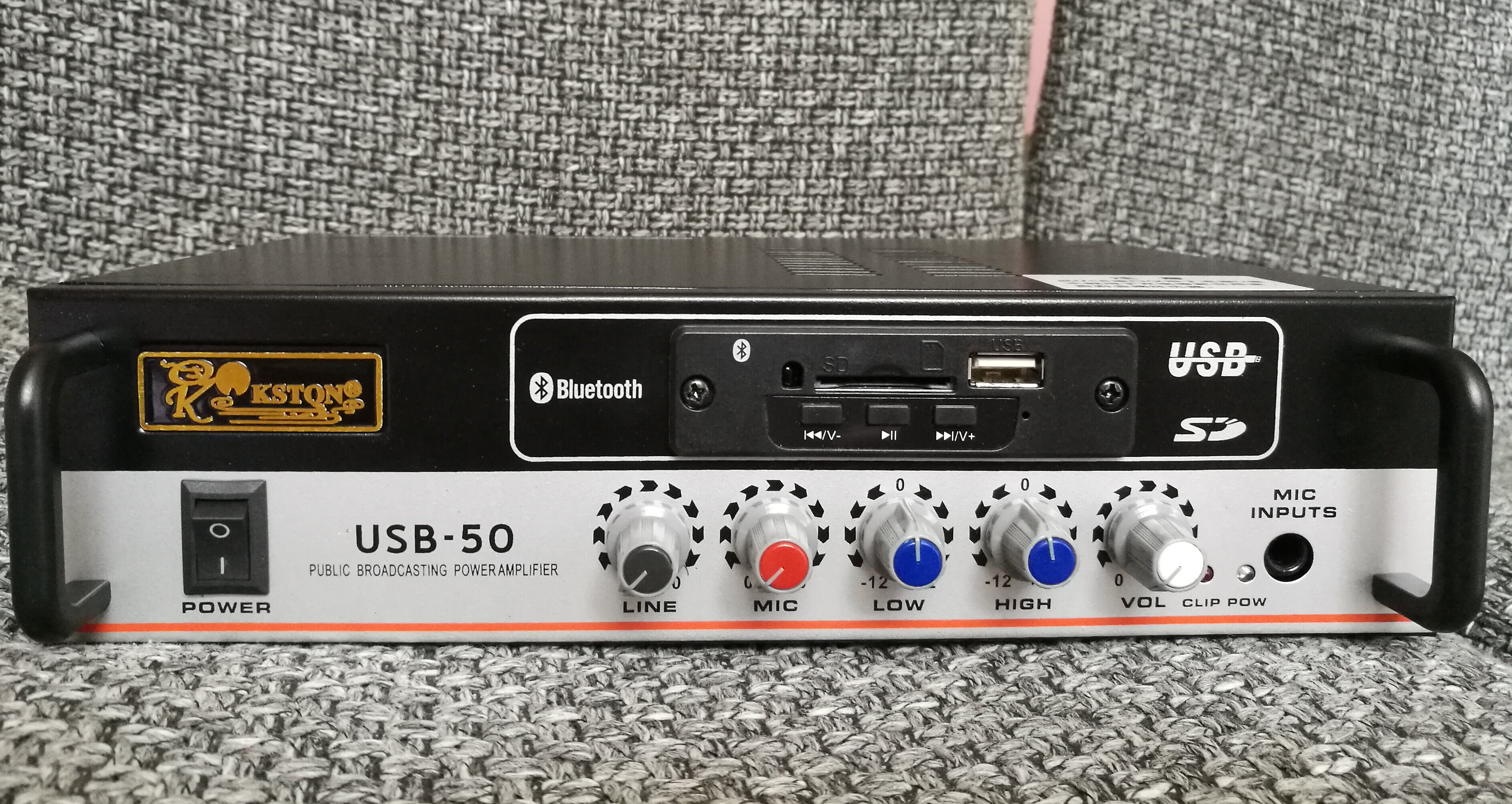 包邮 USB-50 50瓦带蓝牙、USB/SD卡 MP3播放器定压小功放
