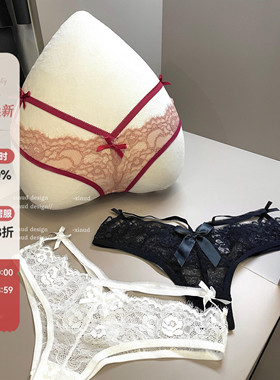 「LA」Silas·微醺海洛丨边界系列*纯欲蕾丝细带镂空美臀诱惑内裤