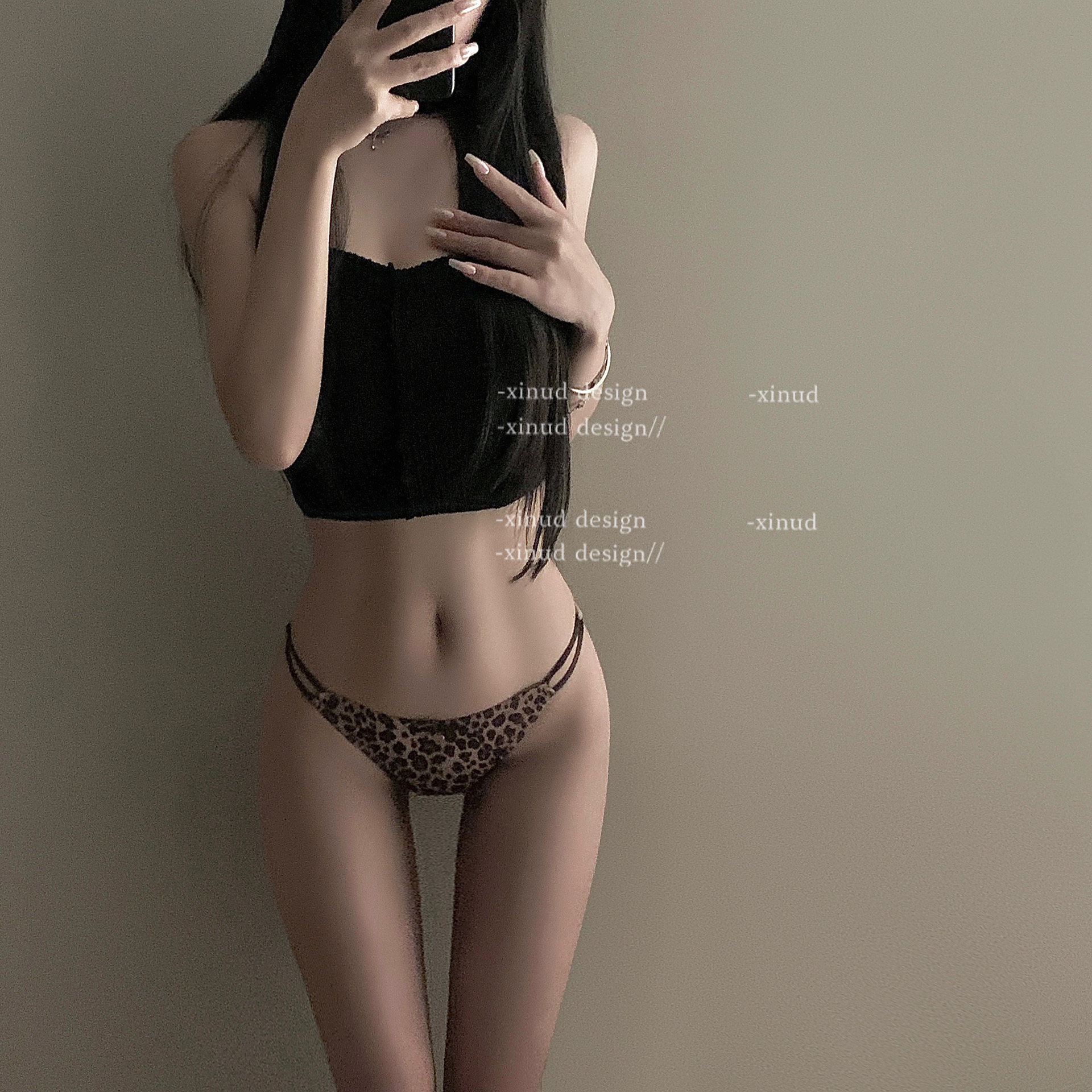 欧美性感豹纹透气低腰内裤