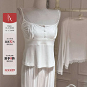 睡衣家居服套装 「LA」软欲午后 原创清纯烧慵懒莫代尔纯欲长袖 女