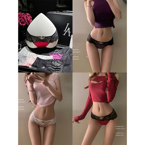 「LA」Udais·欲望围猎丨边界系列*纯欲性感蕾丝镂空低腰舒适内裤