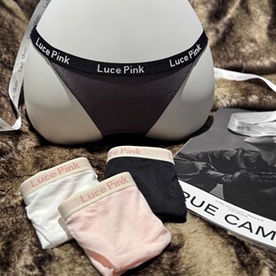 「LA」Luce Pink 边界系列｜性感字母运动穿搭纯欲高级感女士内裤