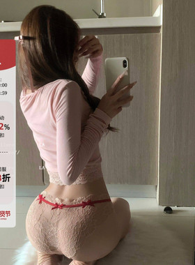 「LA」Velma·浪漫情节| 静感系列*性感蕾丝交织细带女士美腰内裤