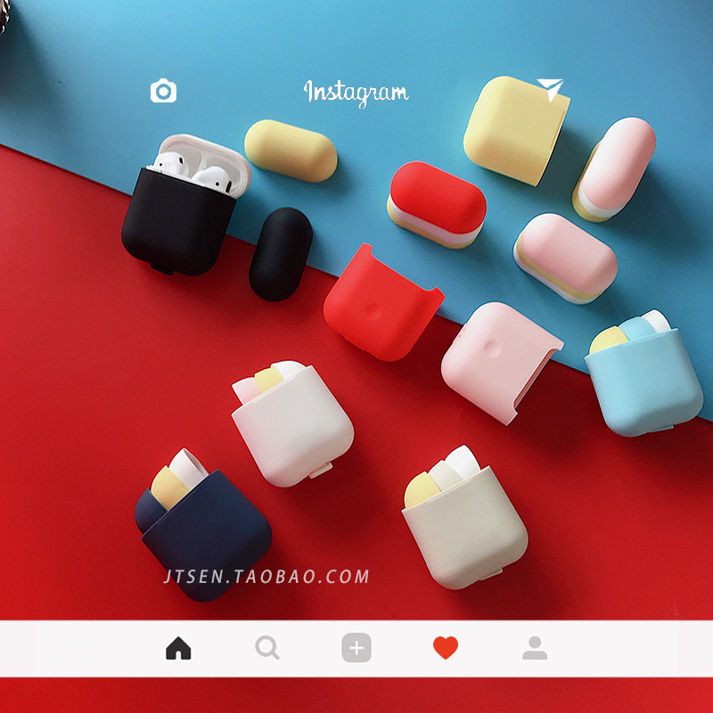 Japan and South Korea ins Simple Apple AirPods smart cover wireless Bluetooth headset Box personality silica gelin the 3C Digital Accessories,  MP3/MP4 Fitting , Headphone Accessories  category - from Buy2taobao.com to provide professional Taobao agent buy service