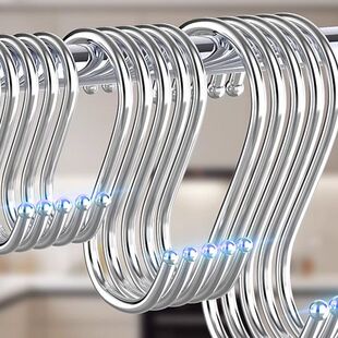 型挂钩晒香肠腊肉厨具房大号多功能免打孔金属铁尖单勾子