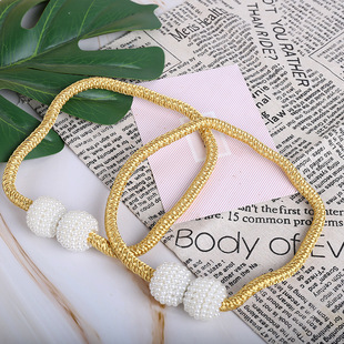 窗帘磁吸捆绑带创意高档窗帘简约绑带绑绳一对家用窗帘绑饰绳