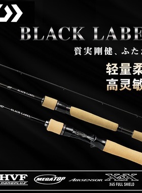 22款DAIWA达瓦BLACK LABEL日版黑标路亚竿小RD轻量远投钓泛用鱼竿