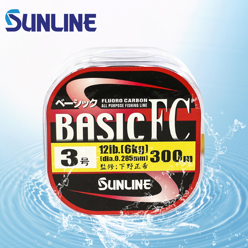 SUNLINE桑濑BASIC FC 300米碳线矶钓子线路亚前导线钓鱼线渔线