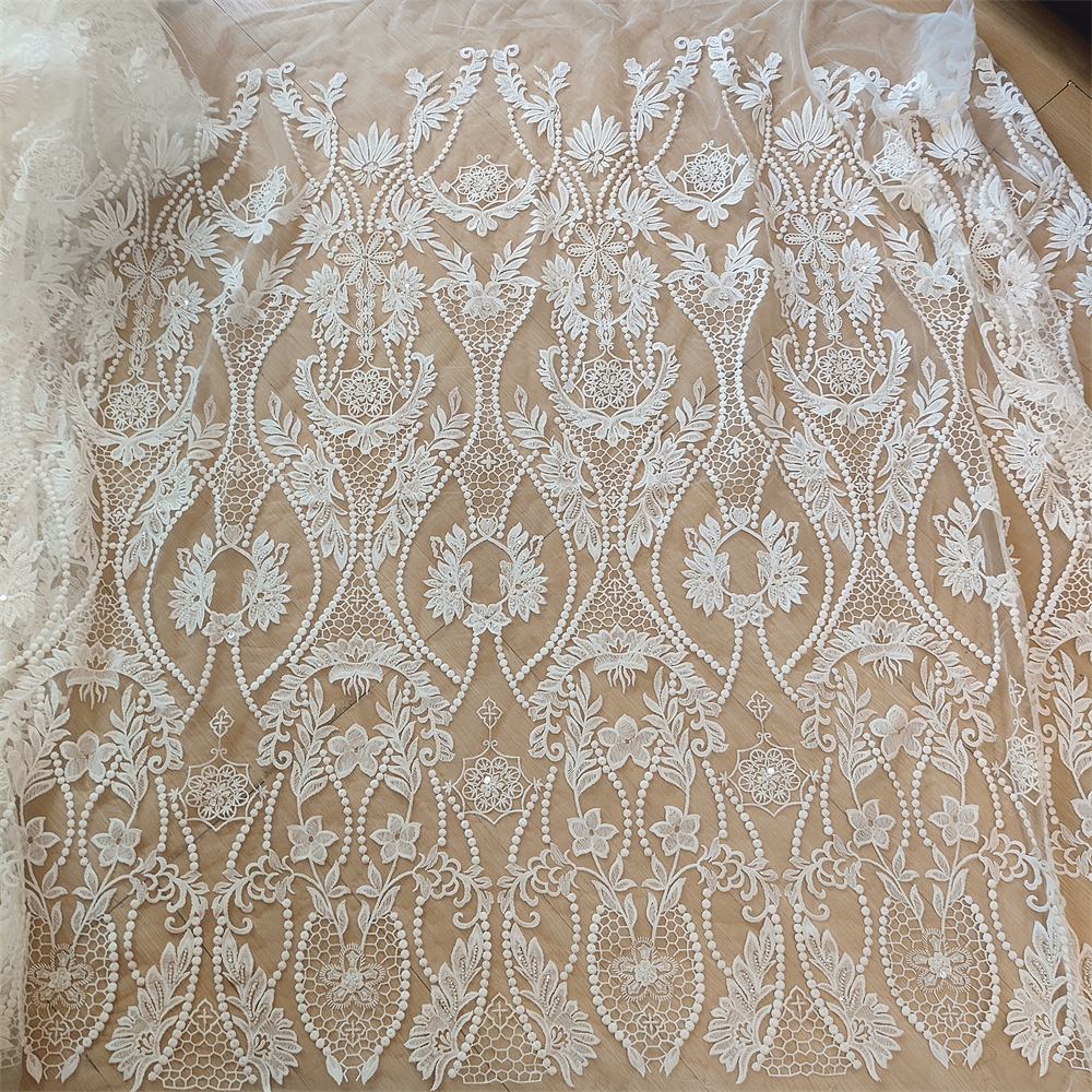 婚纱礼服装裙子欧美钉珠面布料