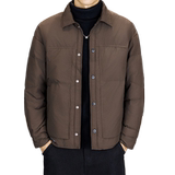 【新标50绒可】户外翻领羽绒服男1062-1P140，男装羽绒服，星座1411A