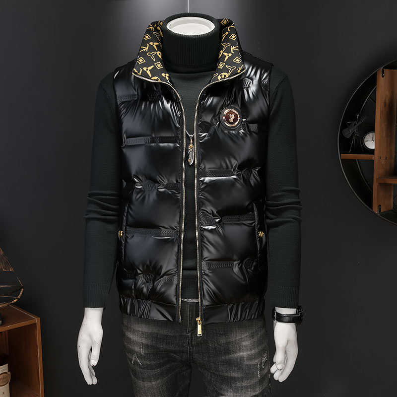 【新标50可】欧货立领羽绒马甲女宽松坎肩马夹857-1P95，女装马甲，星座1411A