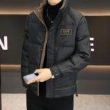 【50绒有报告】羽绒服男潮牌拼接加厚保暖面包服1008-1P130，男装羽绒服，星座1411A