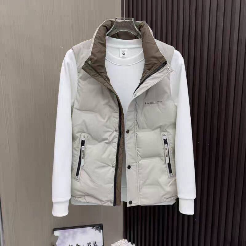 【50绒有报告】553秋冬新款时尚感免洗立领羽绒马甲853-1P90,女装马甲,星座1411A