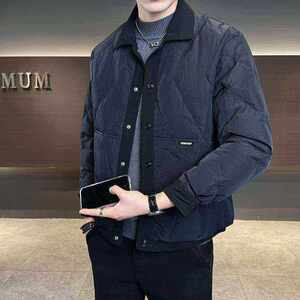 【50绒有报告】户外翻领男士羽绒服男1072-1 P140，男装羽绒服，星座1411A