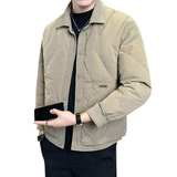 【50绒有报告】户外翻领男士羽绒服男1072-1P140，男装羽绒服，星座1411A