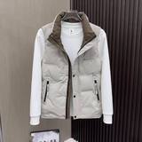 【50绒有报告】553秋冬新款时尚感免洗立领羽绒马甲853-1P90，女装马甲，星座1411A