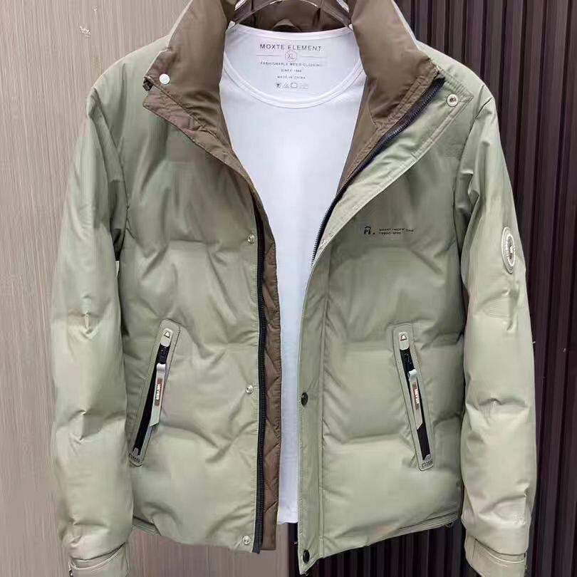 新款羽绒服男士冬季短款立领男装轻薄保暖158非标P100标P125,男装羽绒服,星座1411A
