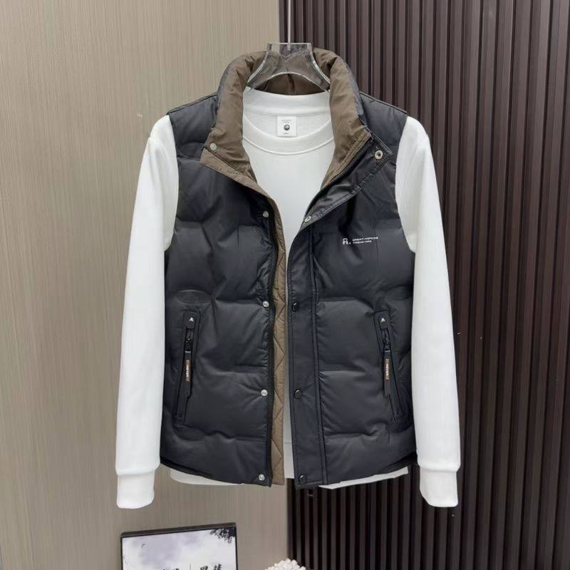 【50绒有报告】553秋冬新款时尚感免洗立领羽绒马甲853-1P90,女装马甲,星座1411A