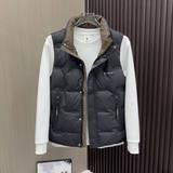 【50绒有报告】553秋冬新款时尚感免洗立领羽绒马甲853-1P90，女装马甲，星座1411A