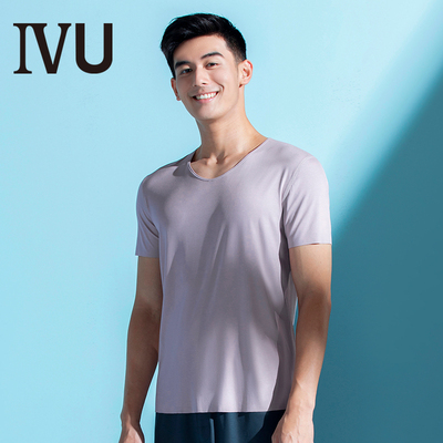 安莉芳旗下IVU莫代尔抗菌短袖T恤情侣男女款可外穿家居服UD00091