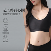 简约光面无痕文胸EBW0993 无钢圈内衣薄款 背心围 安莉芳无尺码